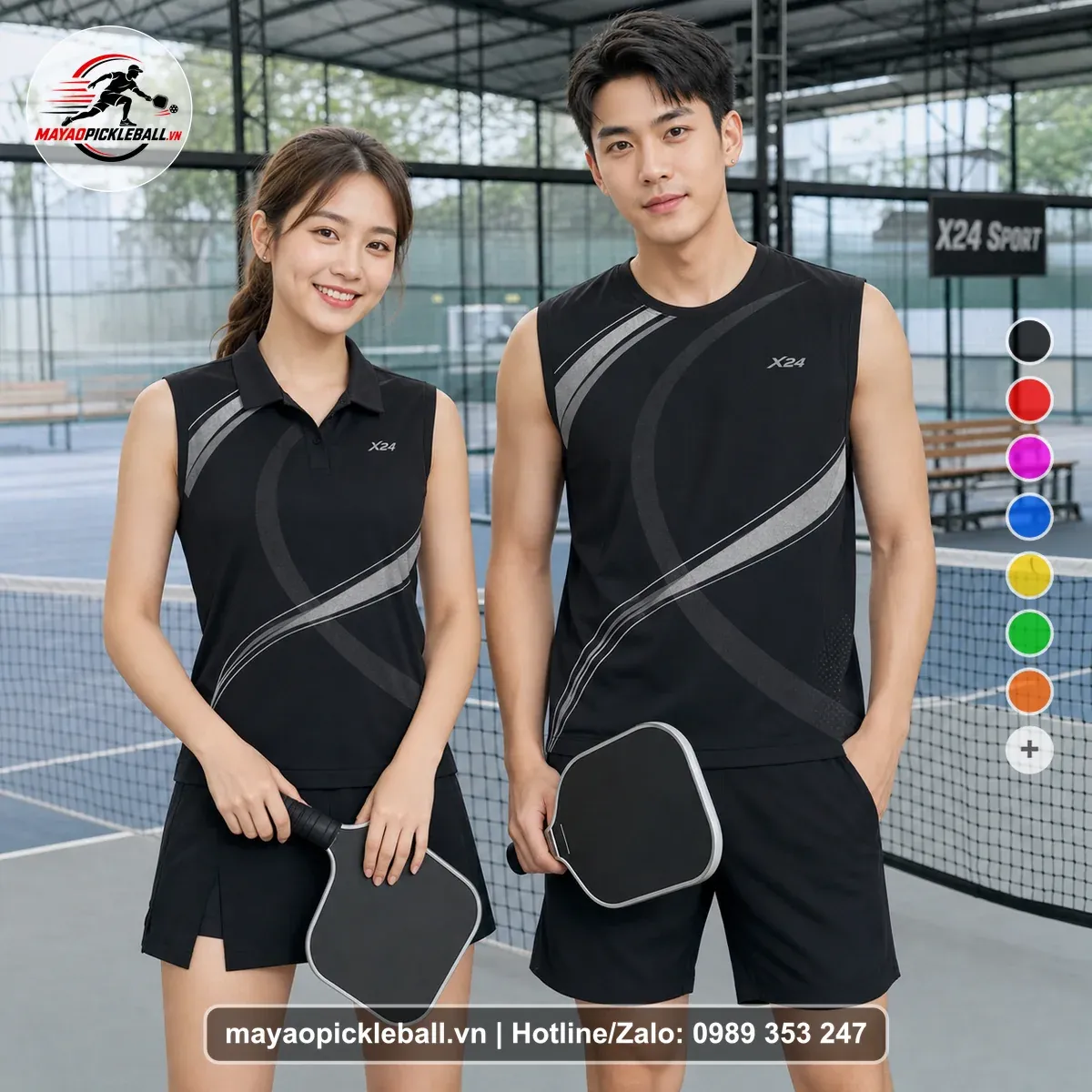 Bộ Quần Áo Pickleball PND-PB-451 Đỏ