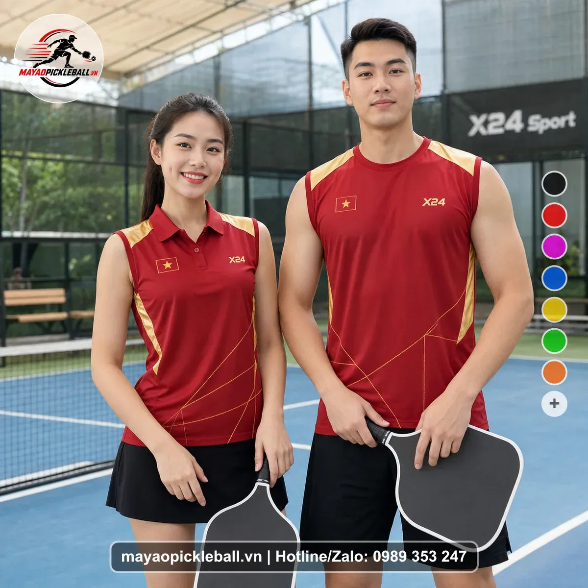 Bộ Quần Áo Pickleball PND-PB-460 Nổi Bật