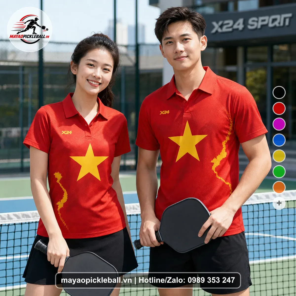 Bộ Quần Áo Pickleball PND-PB-472 Đỏ