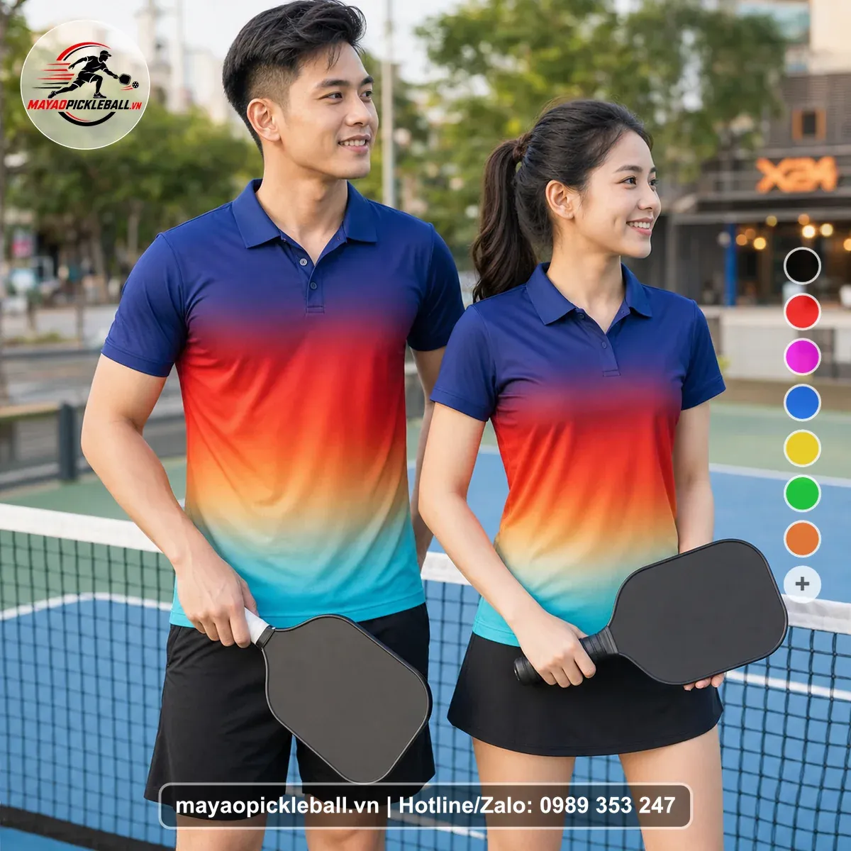 Bộ Quần Áo Pickleball PND-PB-479 Xanh