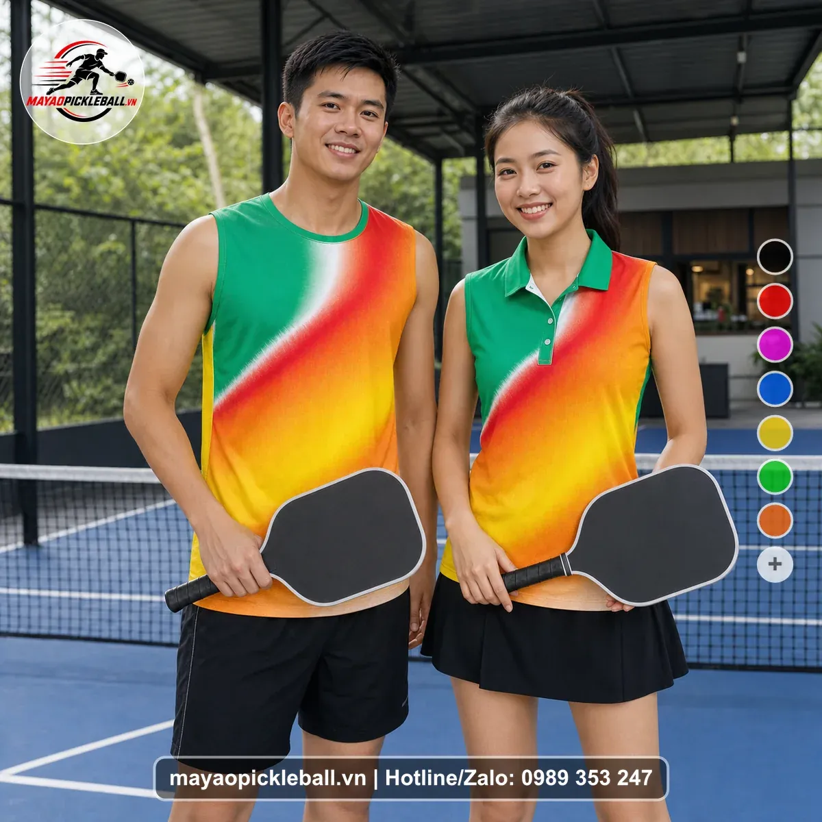 Bộ Quần Áo Pickleball PND-PB-485 Nổi Bật