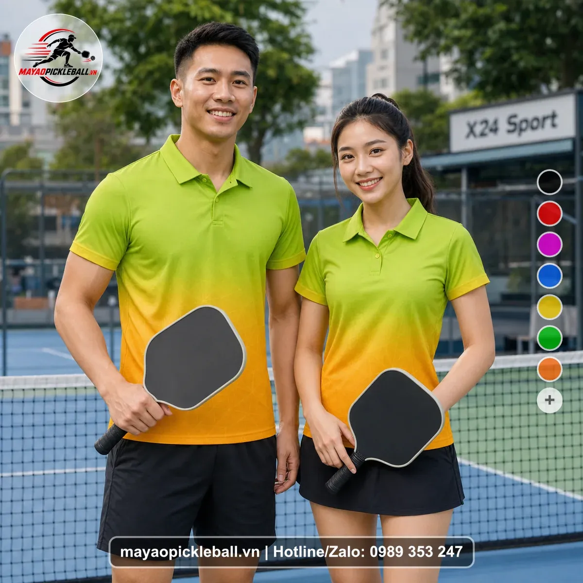 Bộ Quần Áo Pickleball PND-PB-495 Xanh