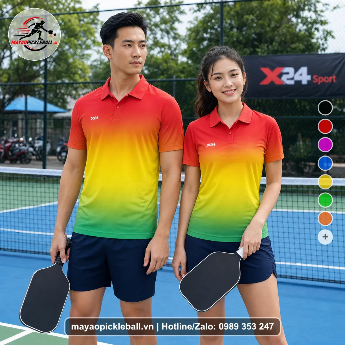 Bộ Quần Áo Pickleball PND-PB-577 Đỏ