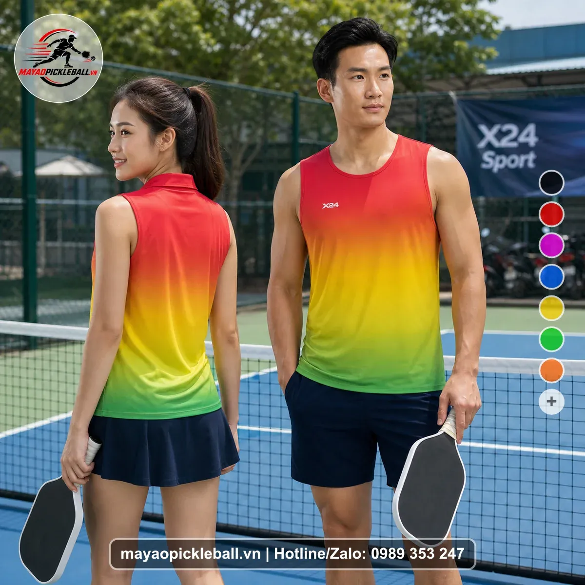 Bộ Quần Áo Pickleball PND-PB-577 Đỏ