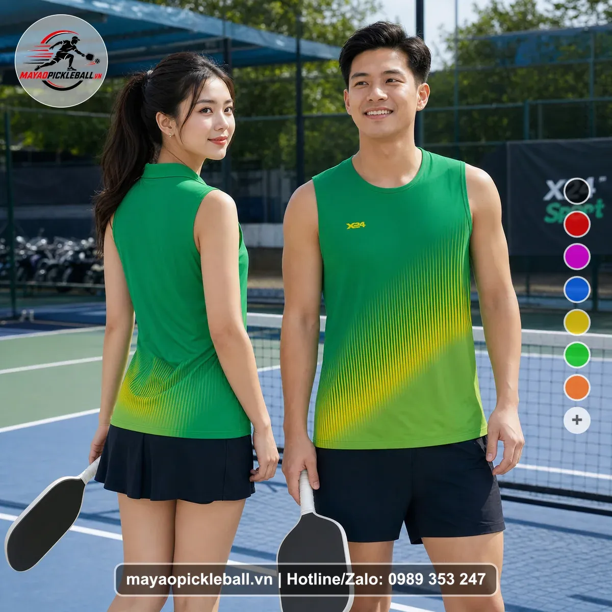 Bộ Quần Áo Pickleball PND-PB-585 Đỏ