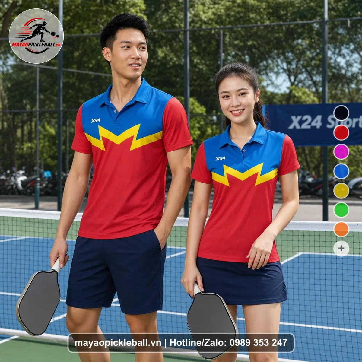 Bộ Quần Áo Pickleball PND-PB-590 Nổi Bật