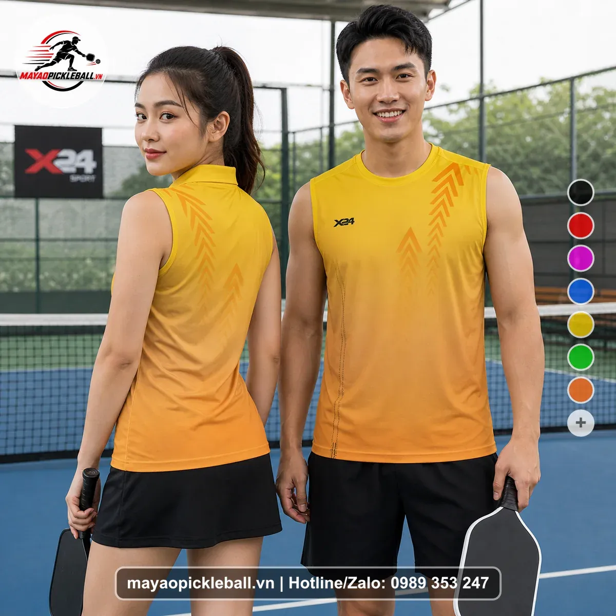 Bộ Quần Áo Pickleball PND-PB-596 Đỏ