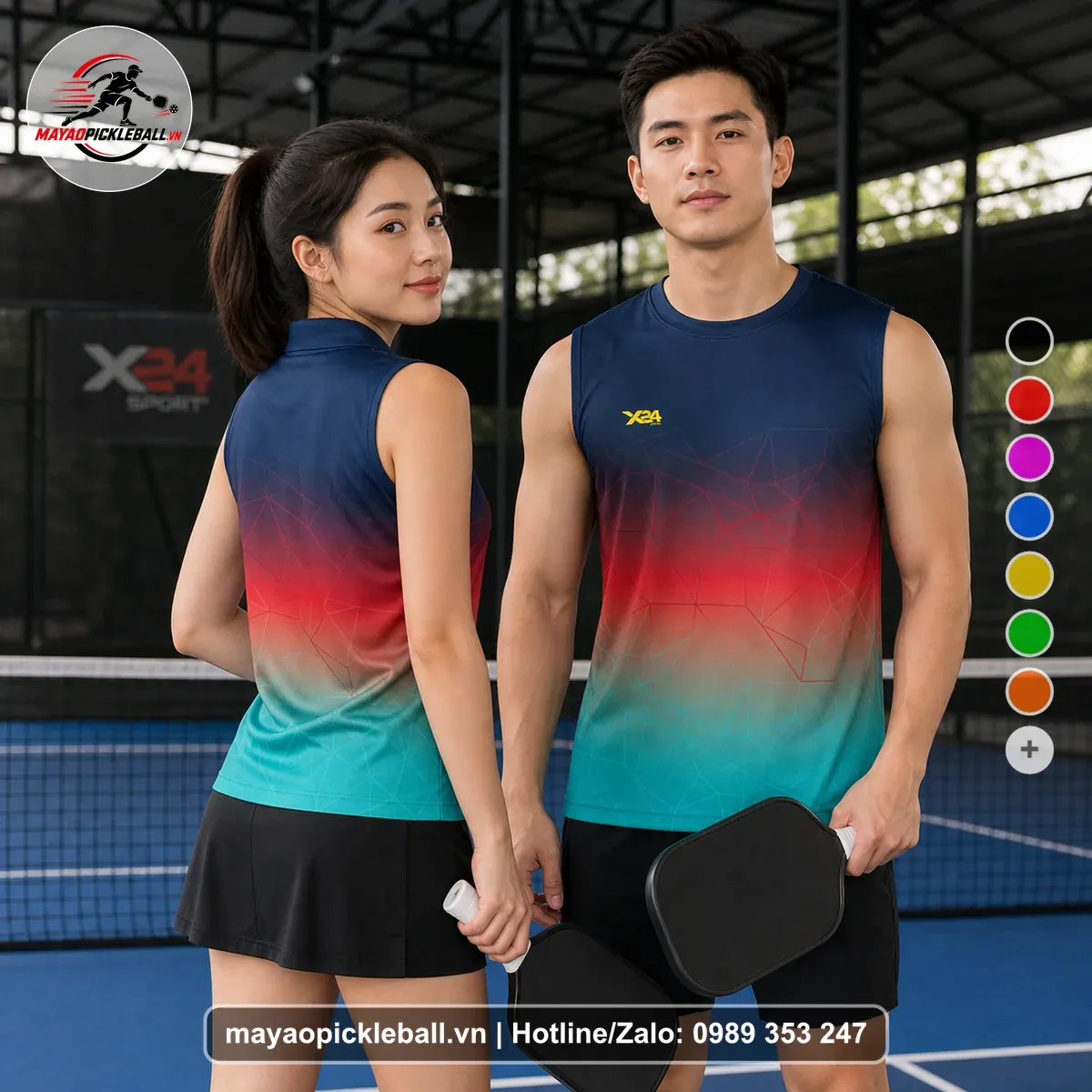 Bộ Quần Áo Pickleball PND-PB-599 Nổi Bật