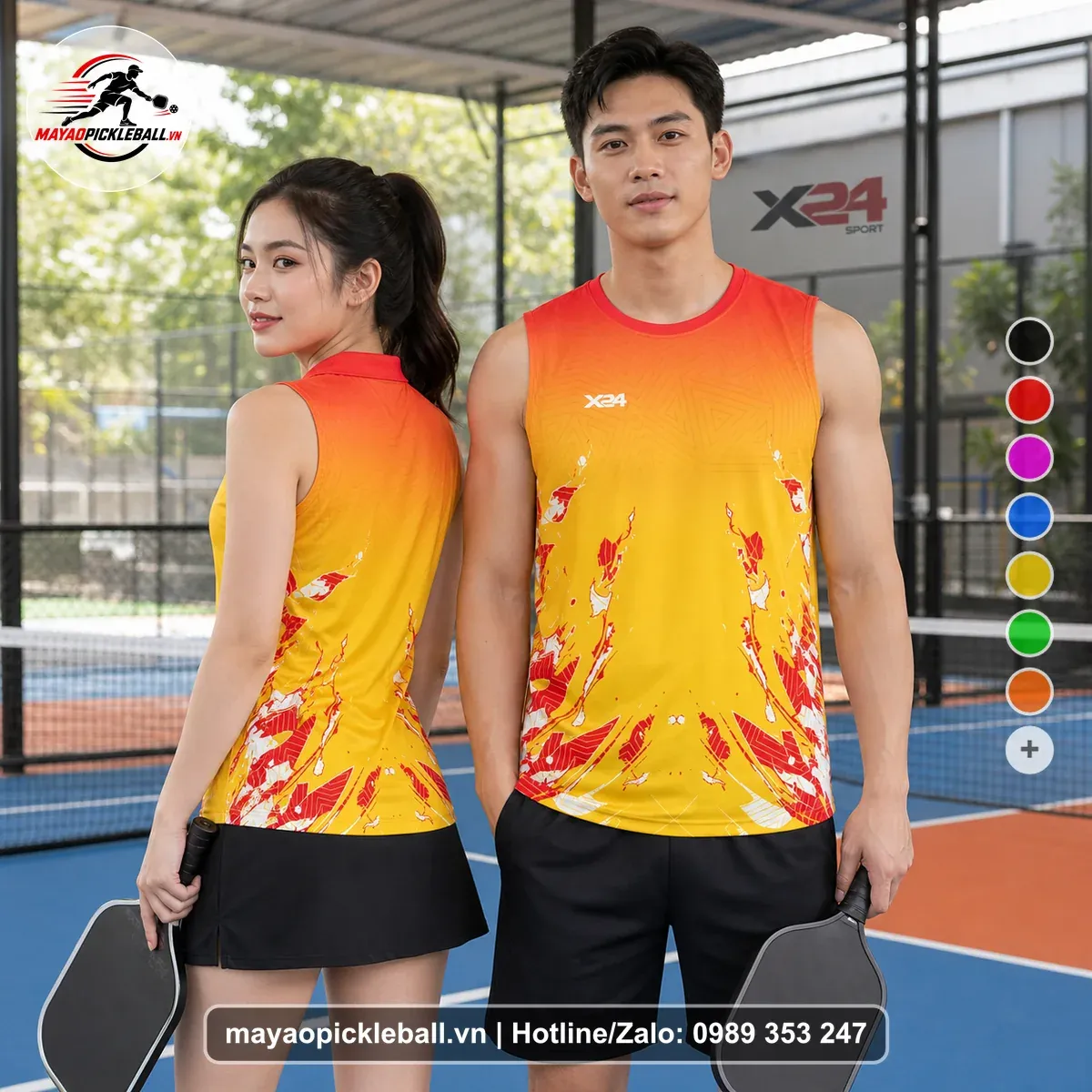 Bộ Quần Áo Pickleball PND-PB-603 Nổi Bật