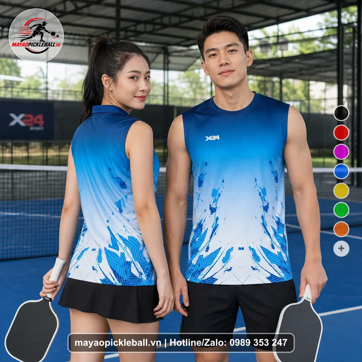 Bộ Quần Áo Pickleball PND-PB-604 Đỏ