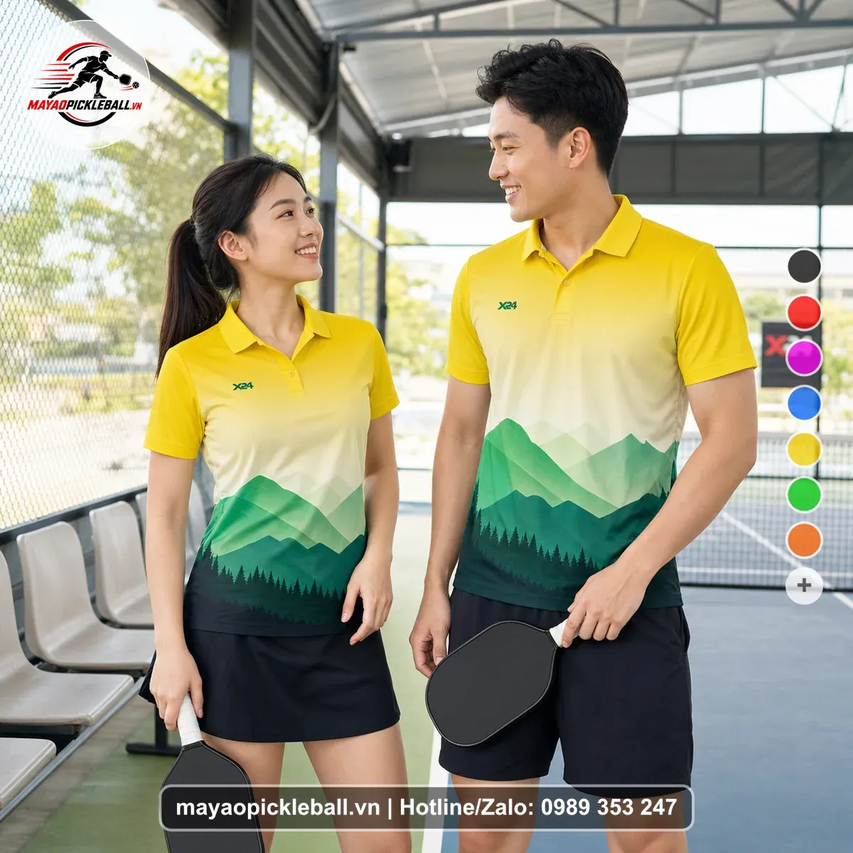 Bộ Quần Áo Pickleball PND-PB-606 Nổi Bật