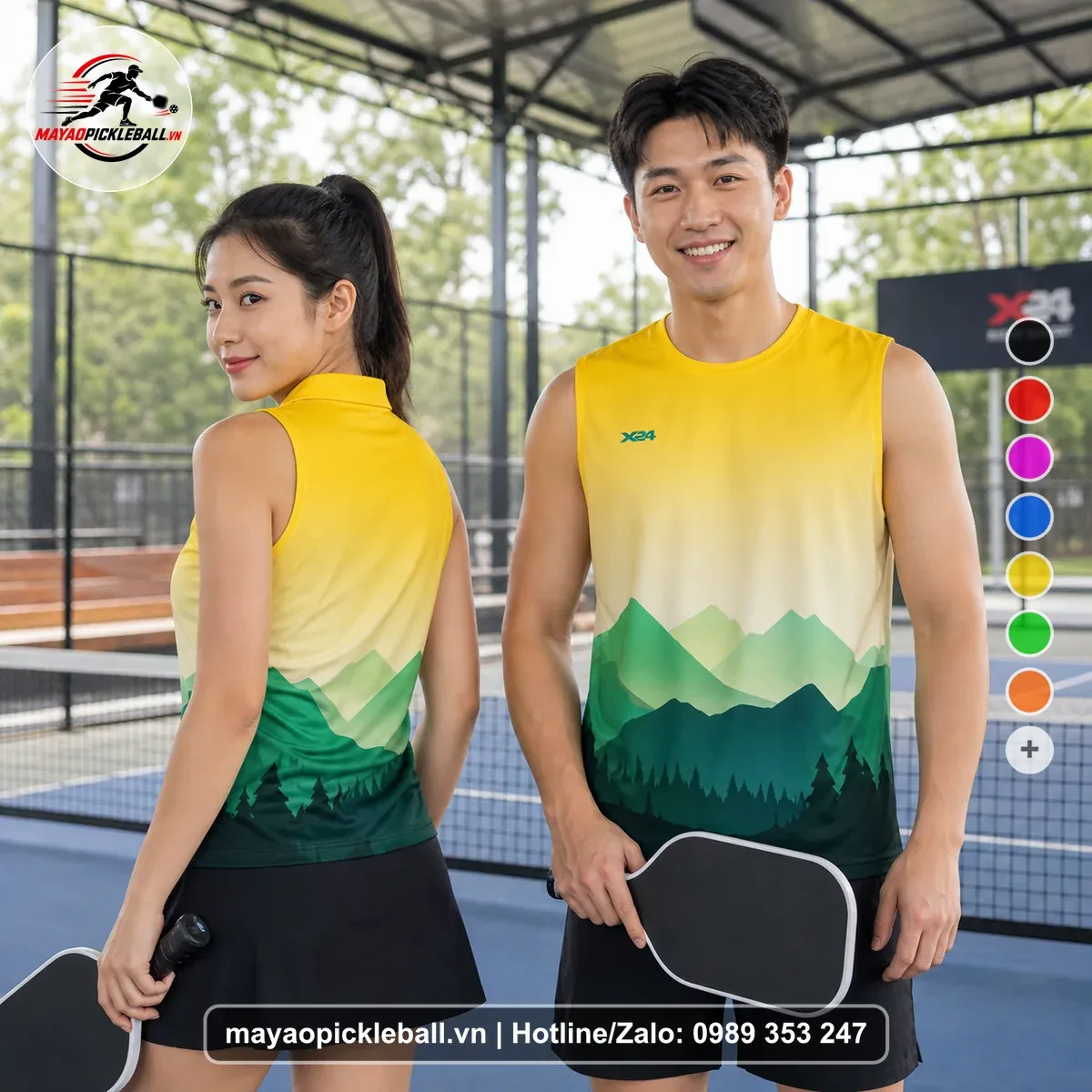 Bộ Quần Áo Pickleball PND-PB-606 Nổi Bật