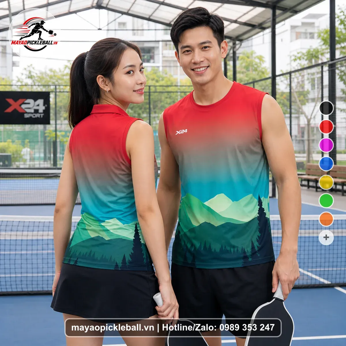 Bộ Quần Áo Pickleball PND-PB-607 Nổi Bật