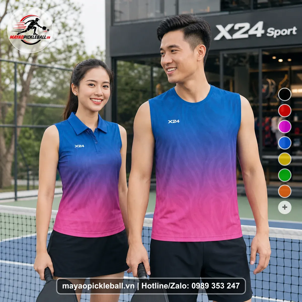 Bộ Quần Áo Pickleball PND-PB-614 Nổi Bật