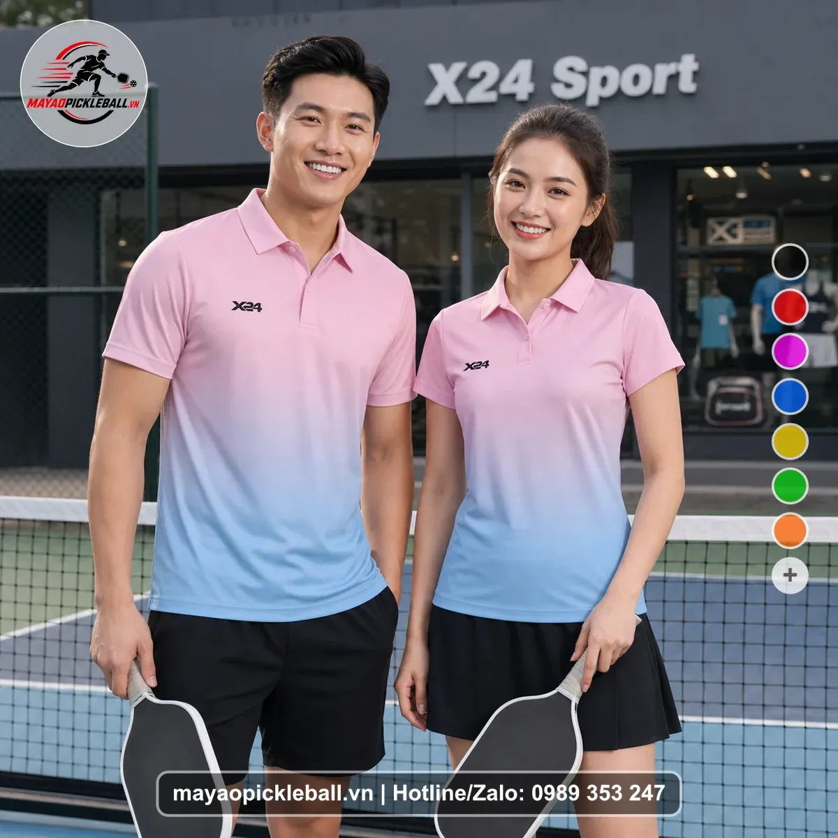 Bộ Quần Áo Pickleball PND-PB-620 Đỏ