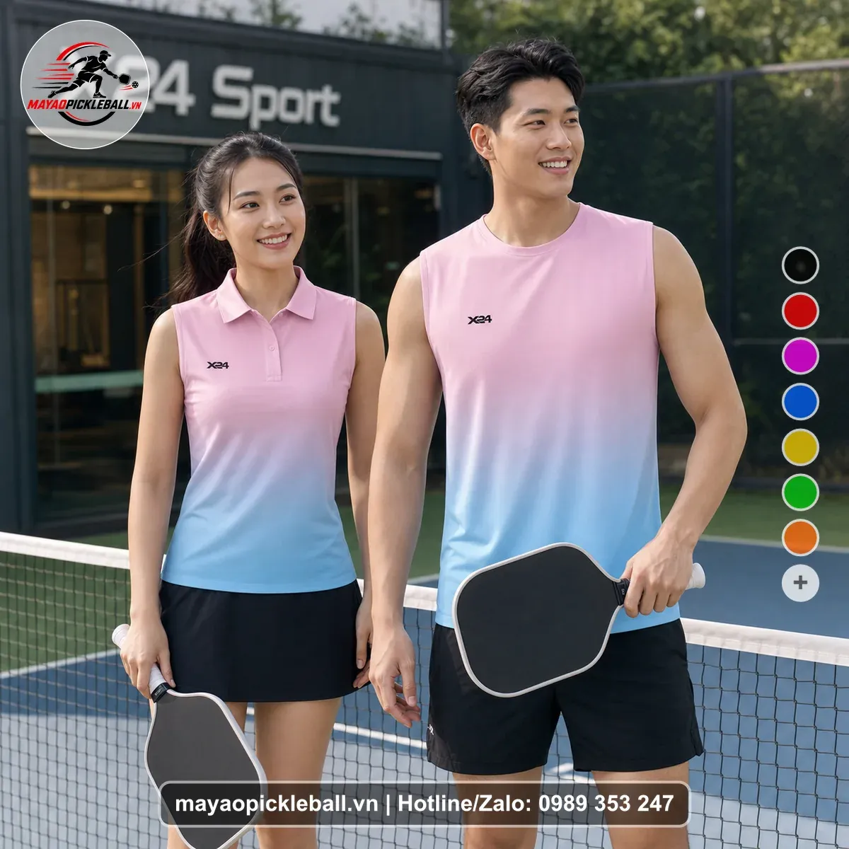 Bộ Quần Áo Pickleball PND-PB-620 Đỏ